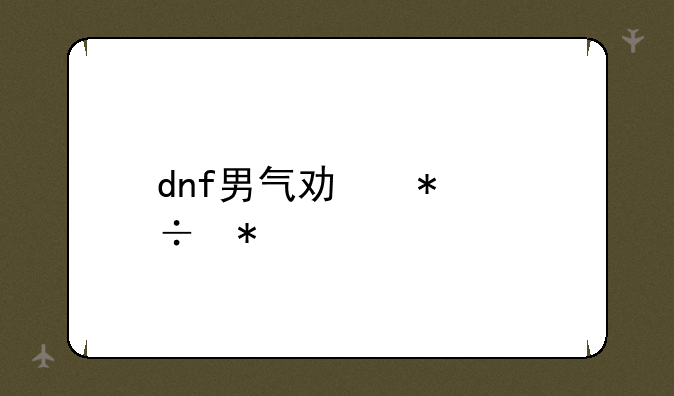 dnf男气功技能加点