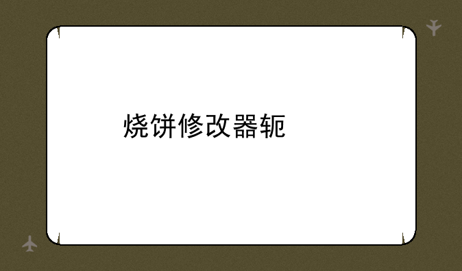 烧饼修改器软件